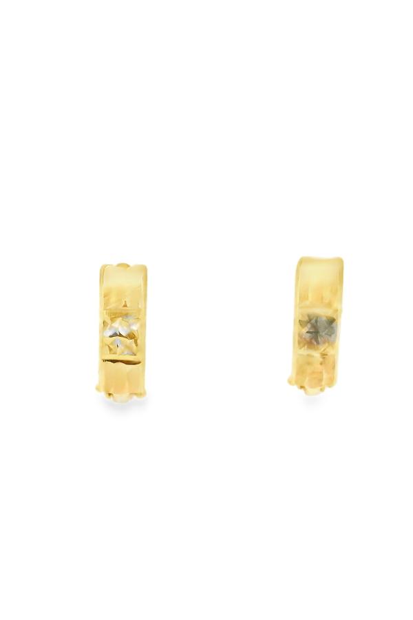 Cigold Taşsız Küpe 14 Ayar Altın 1.30 Gr OA-K1TB01029431