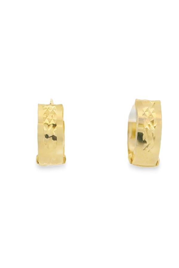 Cigold Taşsız Küpe 14 Ayar Altın 1.39 Gr OA-K1TB01029352