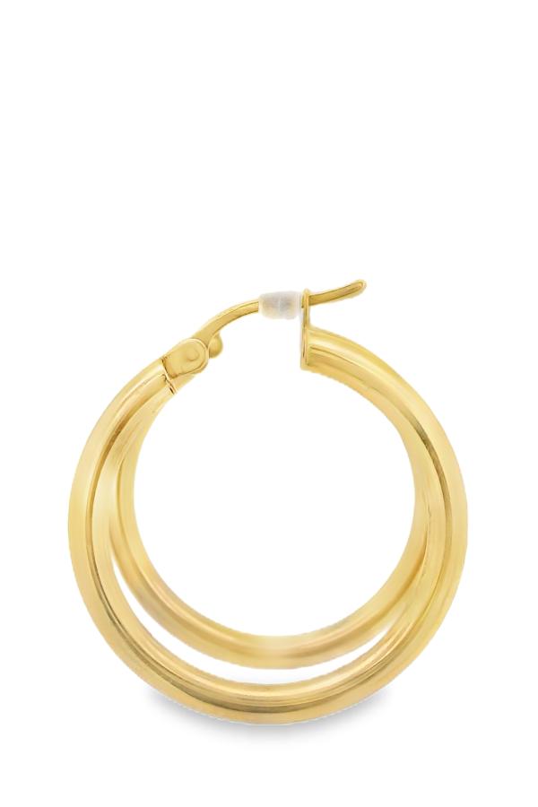 Cigold Taşsız Küpe 14 Ayar Altın 1.51 Gr OA-K1TB01029349