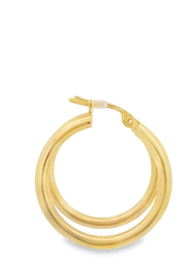 Cigold Taşsız Küpe 14 Ayar Altın 1.51 Gr OA-K1TB01029349