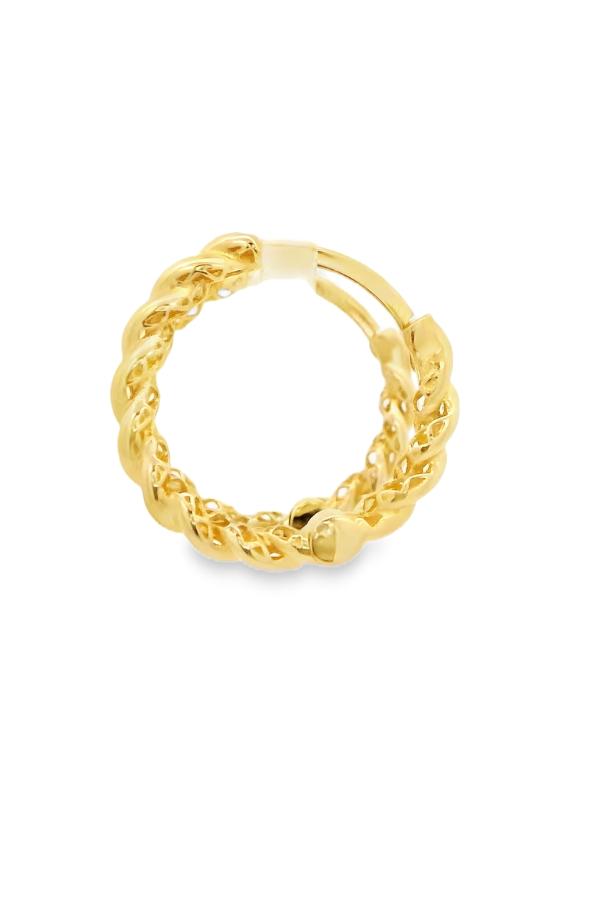 Cigold Taşsız Küpe 14 Ayar Altın 1.51 Gr OA-K2TB01029449