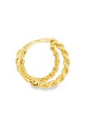 Cigold Taşsız Küpe 14 Ayar Altın 1.51 Gr OA-K2TB01029449