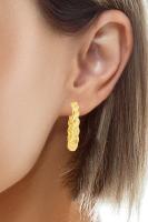 Cigold Taşsız Küpe 14 Ayar Altın 1.51 Gr OA-K2TB01029449