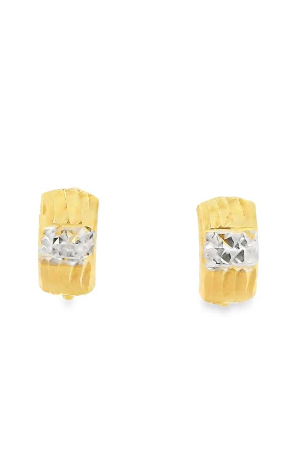 Cigold Taşsız Küpe 14 Ayar Altın 1.55 Gr OA-K1TB01029432