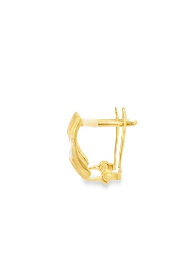 Cigold Taşsız Küpe 14 Ayar Altın 1.55 Gr OA-K1TB01029432