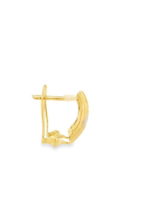 Cigold Taşsız Küpe 14 Ayar Altın 1.55 Gr OA-K1TB01029432