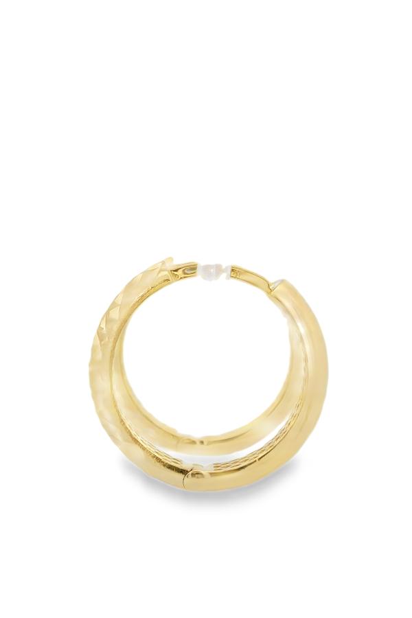 Cigold Taşsız Küpe 14 Ayar Altın 1.57 Gr OA-C1TB01029307