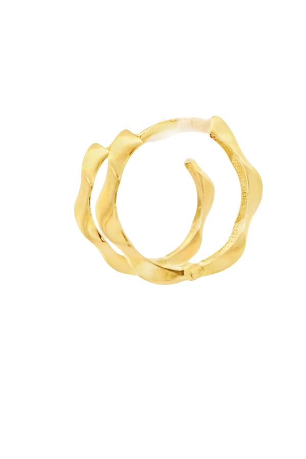 Cigold Taşsız Küpe 14 Ayar Altın 1.59 Gr OA-K2TB01029440