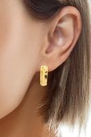 Cigold Taşsız Küpe 14 Ayar Altın 1.59 Gr OA-K2TB01029456