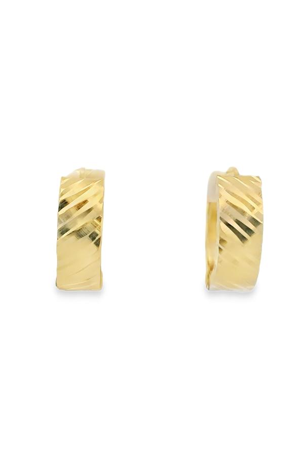 Cigold Taşsız Küpe 14 Ayar Altın 1.61 Gr OA-K1TB01029353