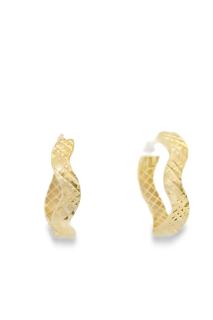 Cigold Taşsız Küpe 14 Ayar Altın 1.62 Gr OA-C1TB01029284