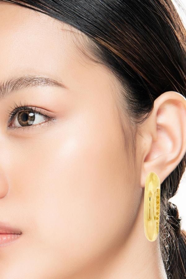 Cigold Taşsız Küpe 14 Ayar Altın 1.64 Gr OA-K2TB01029452