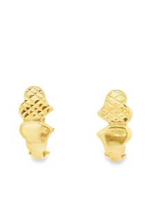 Cigold Taşsız Küpe 14 Ayar Altın 1.65 Gr OA-K1TB01029426