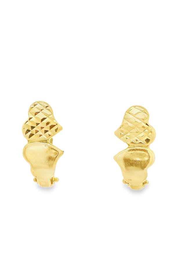 Cigold Taşsız Küpe 14 Ayar Altın 1.65 Gr OA-K1TB01029426