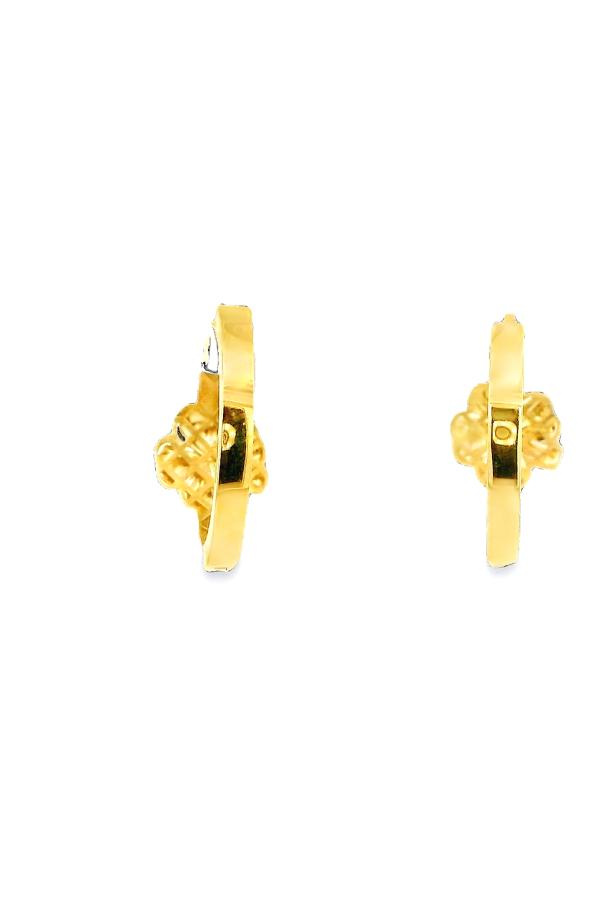 Cigold Taşsız Küpe 14 Ayar Altın 1.65 Gr OA-K2TB01029438