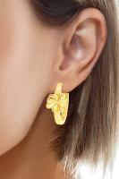 Cigold Taşsız Küpe 14 Ayar Altın 1.65 Gr OA-K2TB01029438