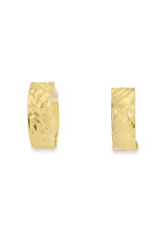 Cigold Taşsız Küpe 14 Ayar Altın 1.66 Gr OA-K1TB01029354