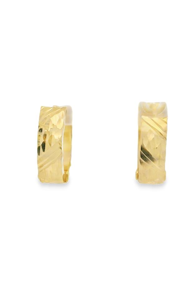Cigold Taşsız Küpe 14 Ayar Altın 1.66 Gr OA-K1TB01029354