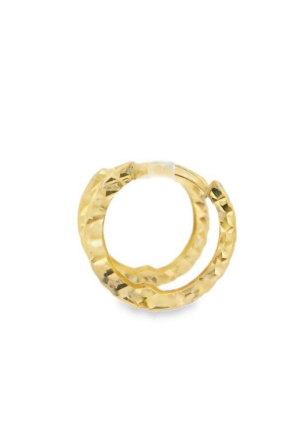 Cigold Taşsız Küpe 14 Ayar Altın 1.68 Gr OA-K1TB01029355