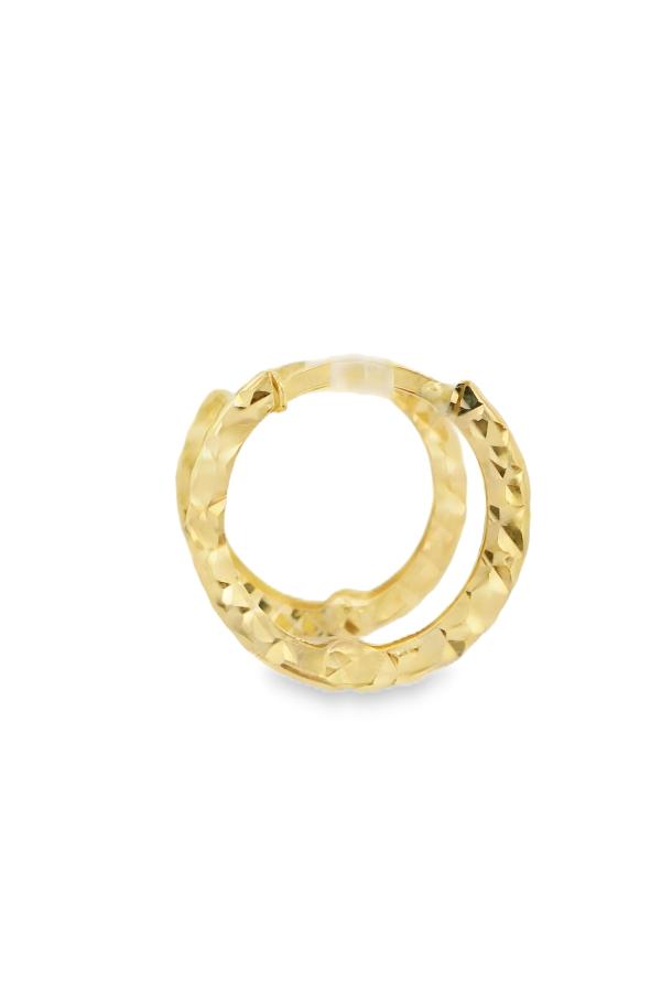 Cigold Taşsız Küpe 14 Ayar Altın 1.68 Gr OA-K1TB01029355