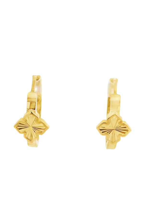 Cigold Taşsız Küpe 14 Ayar Altın 1.68 Gr OA-K2TB01029441