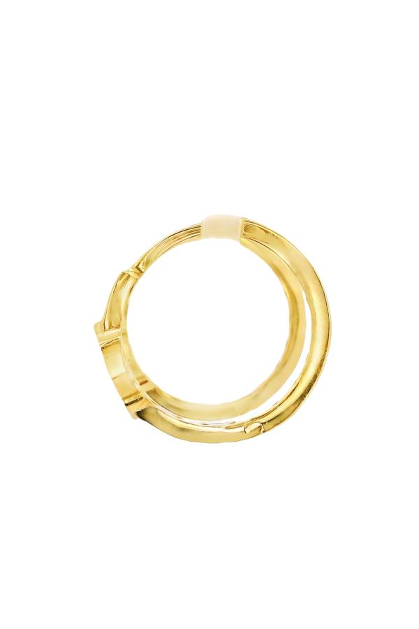 Cigold Taşsız Küpe 14 Ayar Altın 1.68 Gr OA-K2TB01029441