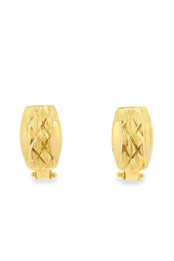 Cigold Taşsız Küpe 14 Ayar Altın 1.70 Gr OA-K1TB01029427