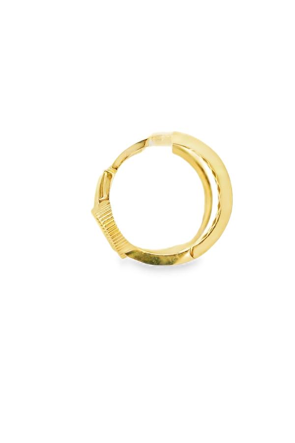 Cigold Taşsız Küpe 14 Ayar Altın 1.73 Gr OA-K2TB01029459