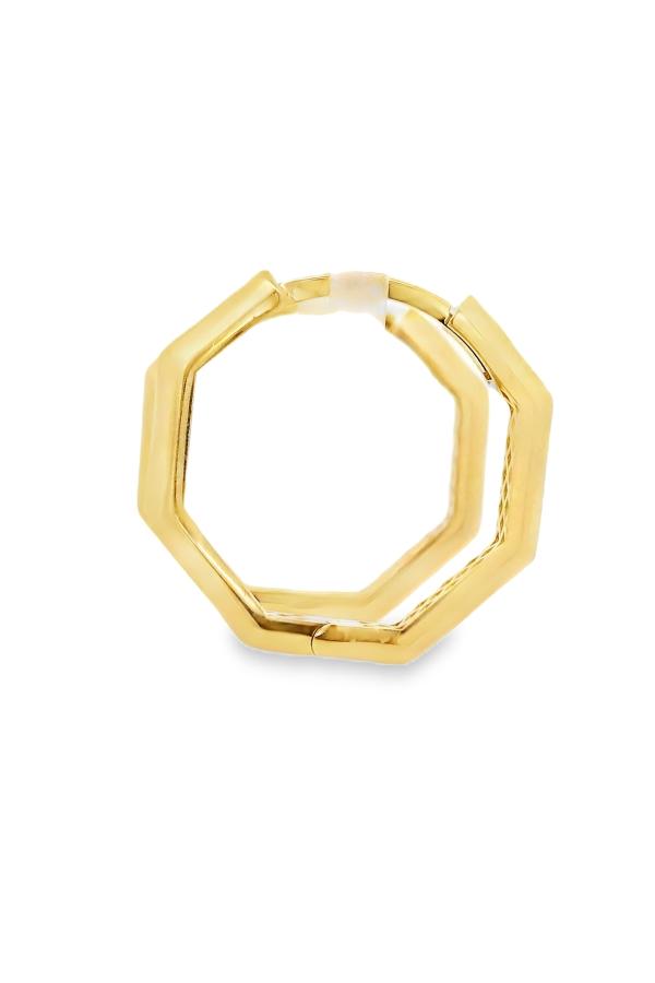 Cigold Taşsız Küpe 14 Ayar Altın 1.80 Gr OA-K2TB01029454