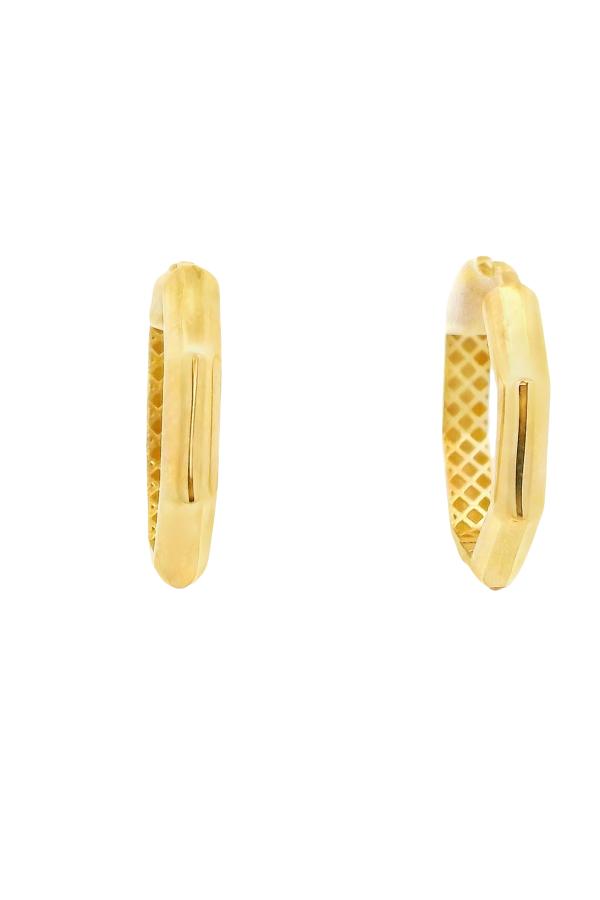 Cigold Taşsız Küpe 14 Ayar Altın 1.81 Gr OA-K2TB01029443