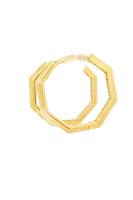 Cigold Taşsız Küpe 14 Ayar Altın 1.81 Gr OA-K2TB01029443