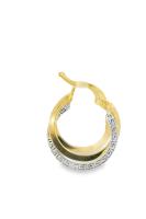 Cigold Taşsız Küpe 14 Ayar Altın 1.82 Gr OA-K1TB01019319
