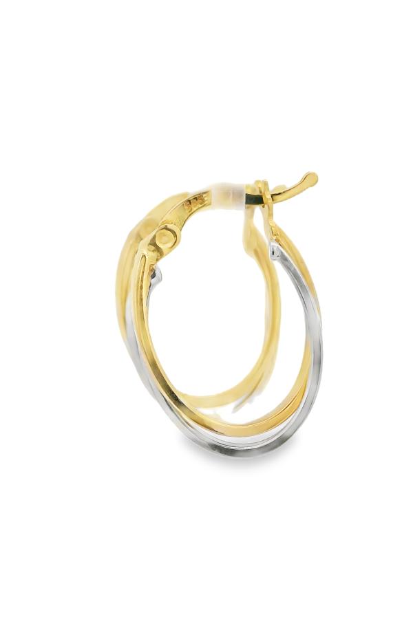 Cigold Taşsız Küpe 14 Ayar Altın 1.85 Gr OA-K1TB01029361