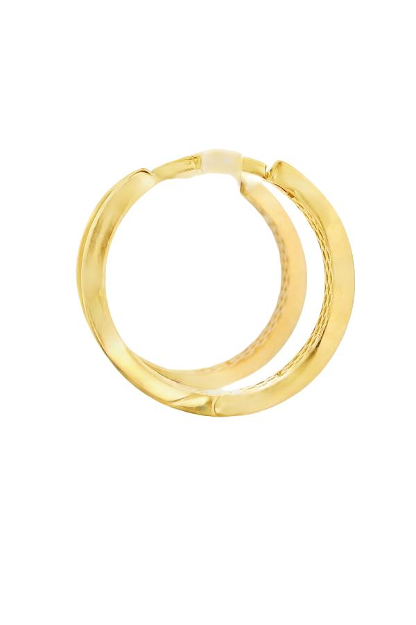 Cigold Taşsız Küpe 14 Ayar Altın 1.86 Gr OA-K2TB01029444