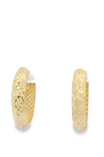 Cigold Taşsız Küpe 14 Ayar Altın 1.94 Gr OA-C1TB01029285