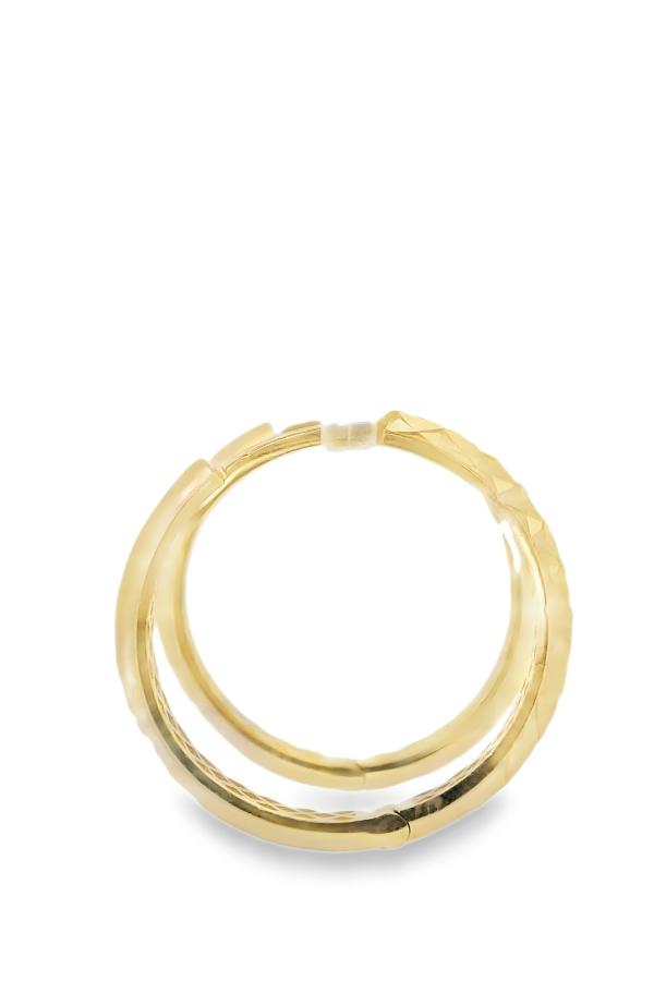 Cigold Taşsız Küpe 14 Ayar Altın 1.95 Gr OA-C1TB01029299
