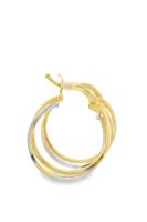 Cigold Taşsız Küpe 14 Ayar Altın 2.02 Gr OA-K1TB01019323