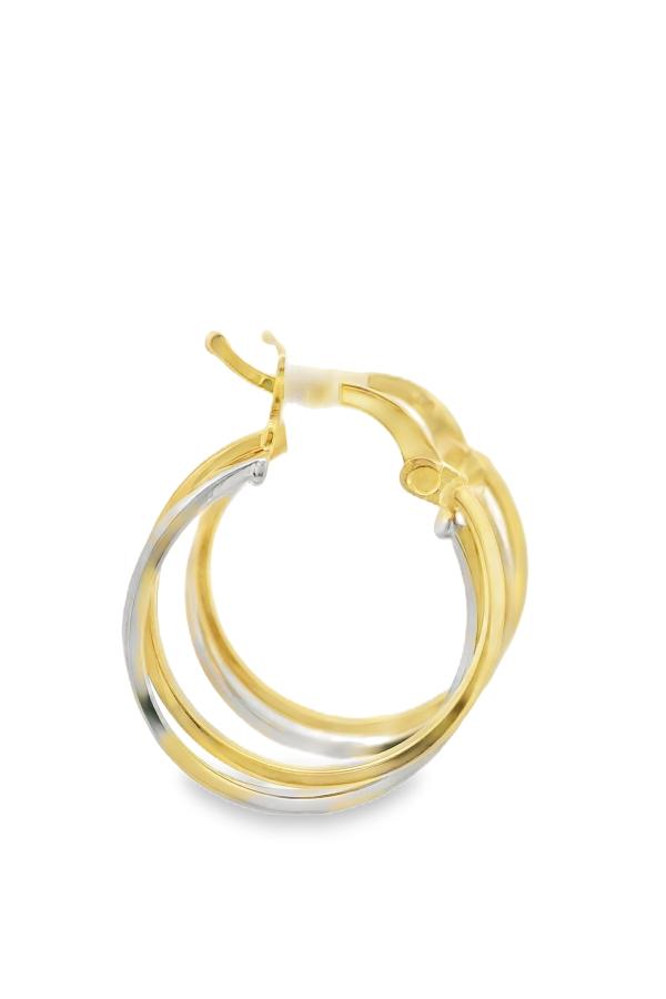 Cigold Taşsız Küpe 14 Ayar Altın 2.02 Gr OA-K1TB01019323