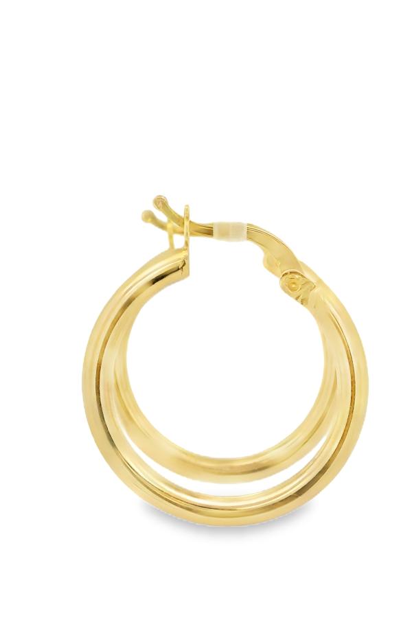 Cigold Taşsız Küpe 14 Ayar Altın 2.18 Gr OA-K1TB01029346
