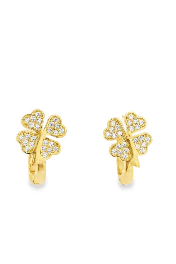 Cigold Taşsız Küpe 14 Ayar Altın 2.18 Gr OA-K1TB01029425