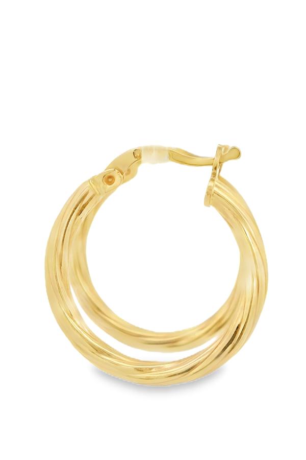 Cigold Taşsız Küpe 14 Ayar Altın 2.21 Gr OA-K1TB01029363