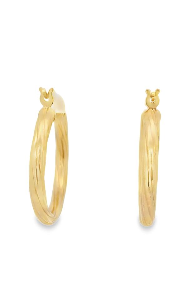 Cigold Taşsız Küpe 14 Ayar Altın 2.21 Gr OA-K1TB01029363