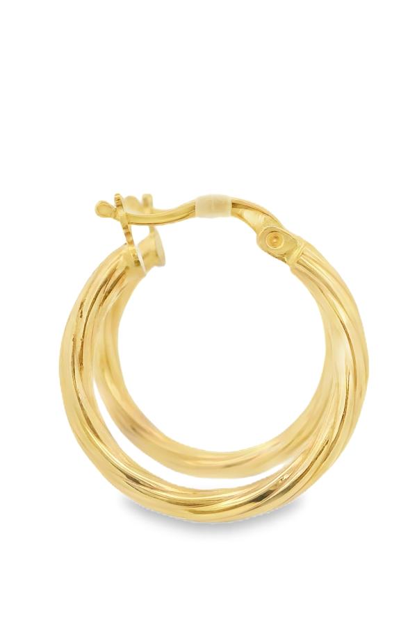 Cigold Taşsız Küpe 14 Ayar Altın 2.21 Gr OA-K1TB01029363