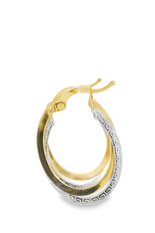 Cigold Taşsız Küpe 14 Ayar Altın 2.27 Gr OA-K1TB01019331