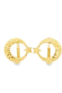 Cigold Taşsız Küpe 14 Ayar Altın 2.27 Gr OA-K1TB01029433