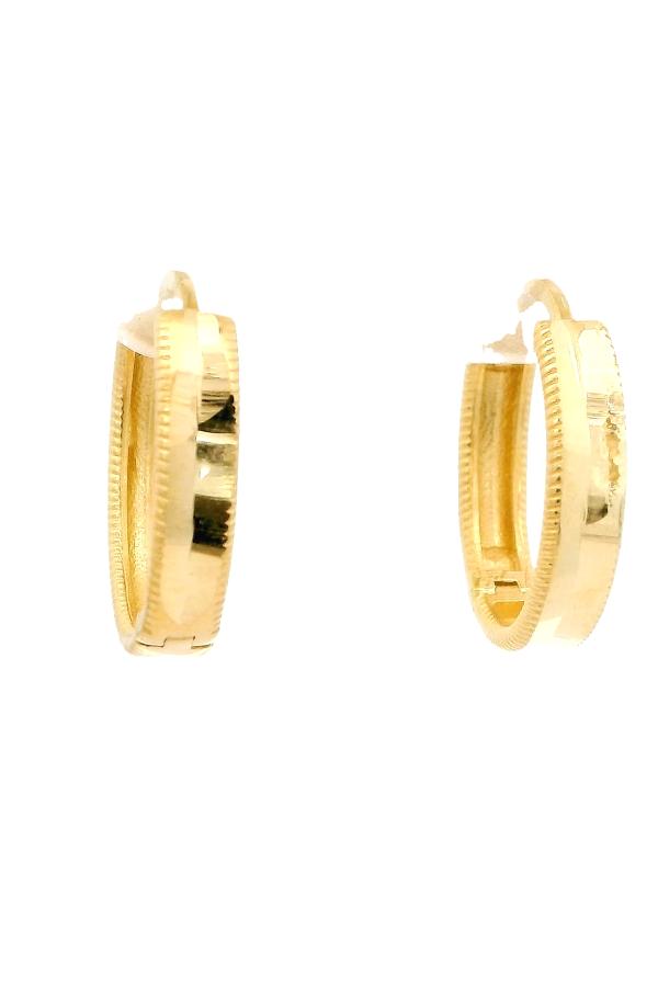 Cigold Taşsız Küpe 14 Ayar Altın 2.28 Gr OA-K2TB01029439