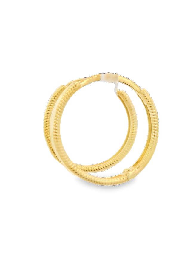 Cigold Taşsız Küpe 14 Ayar Altın 2.28 Gr OA-K2TB01029439