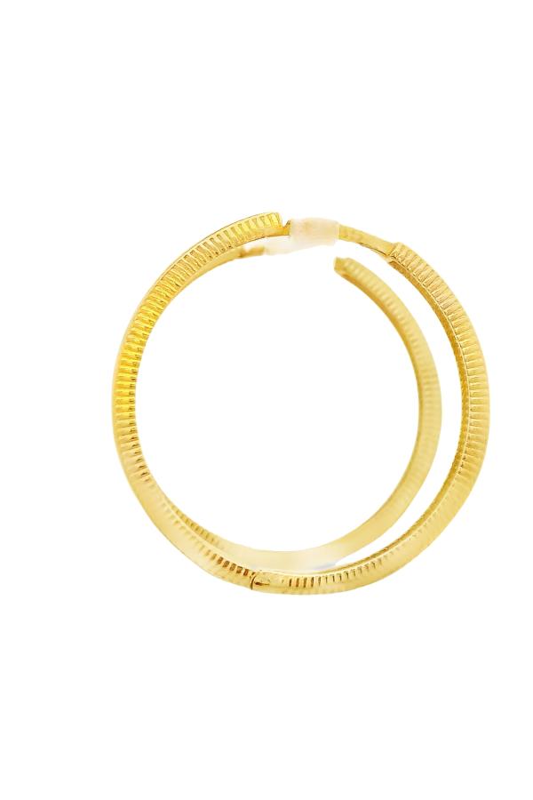 Cigold Taşsız Küpe 14 Ayar Altın 2.39 Gr OA-K2TB01029442