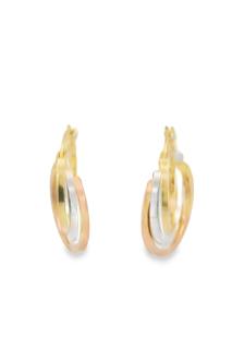 Cigold Taşsız Küpe 14 Ayar Altın 2.45 Gr OA-K1TB01069320