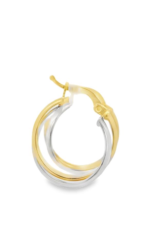 Cigold Taşsız Küpe 14 Ayar Altın 2.46 Gr OA-K1TB01019324